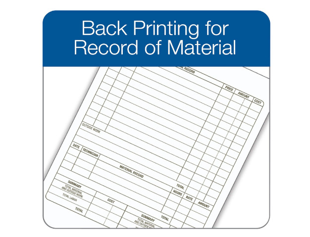 Adams Job Work Order Book, 3-Part Carbonless, 33 Sets, White 5-9/16″ X 8-7/16″