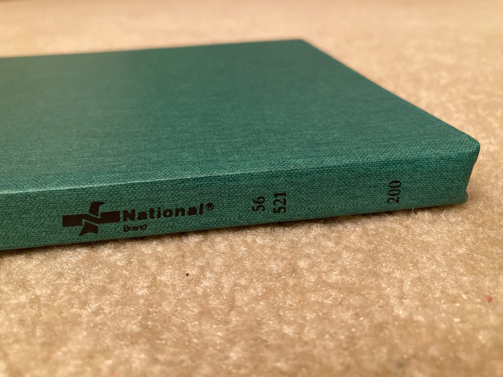 Vintage National Brand Avery Account 56-521 Record Book, 9-5/8 x 6-1/4″, 200 Pgs