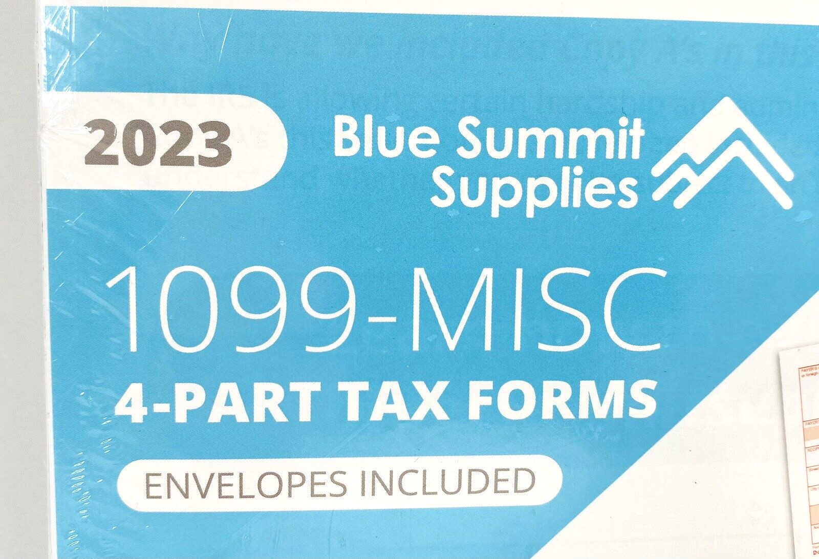 1099 MISC Forms 2022, 4 Part Tax Forms Kit, 50 Vendor Kit-Forms & Envelopes