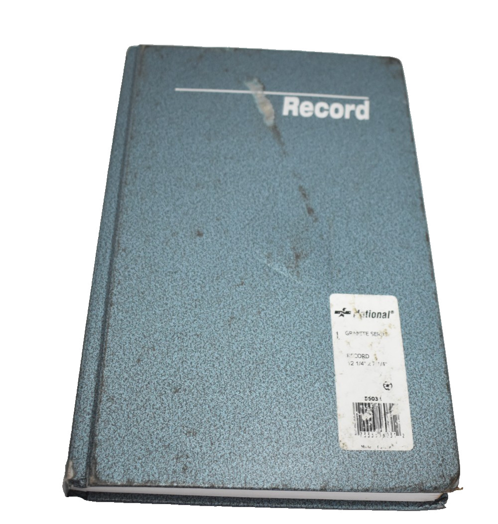 National Brand Record Book 56031 Granite Series 300 Pages 12-1/4″ x 7-1/4″