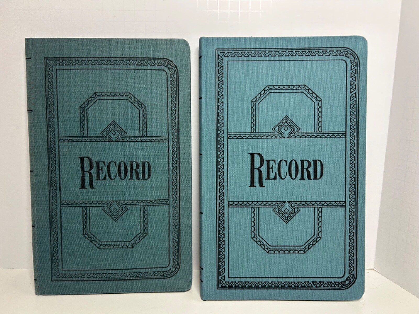 Vintage BOORUM & PEASE 66 R Accounting Record Book Journal Rule 150 Pages Each