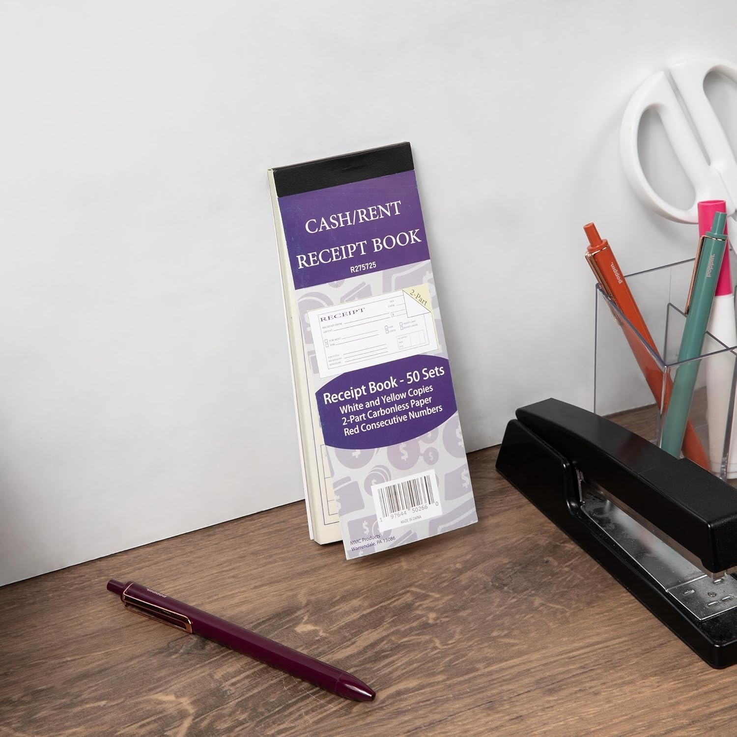Compact 2-Part Carbonless Receipt Book for Small Business Transactions – 50 Sets