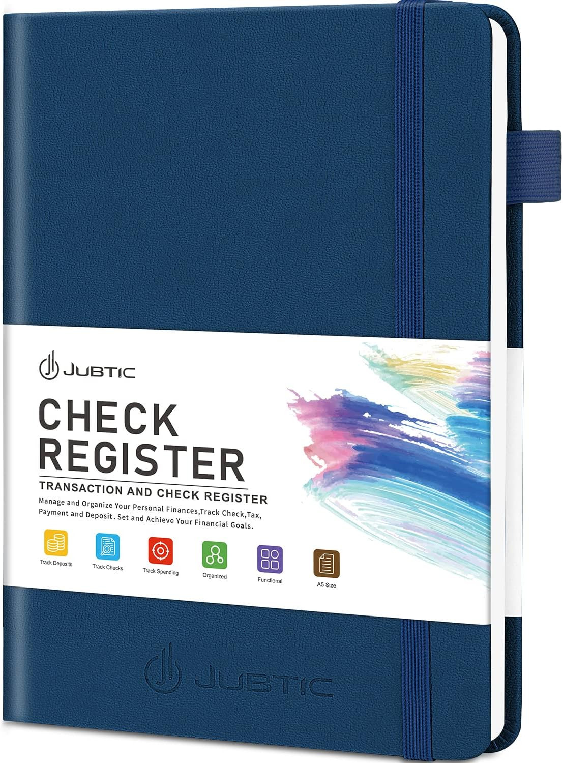 Check Register Personal Checkbook Ledger Log Book Track Payments Deposits