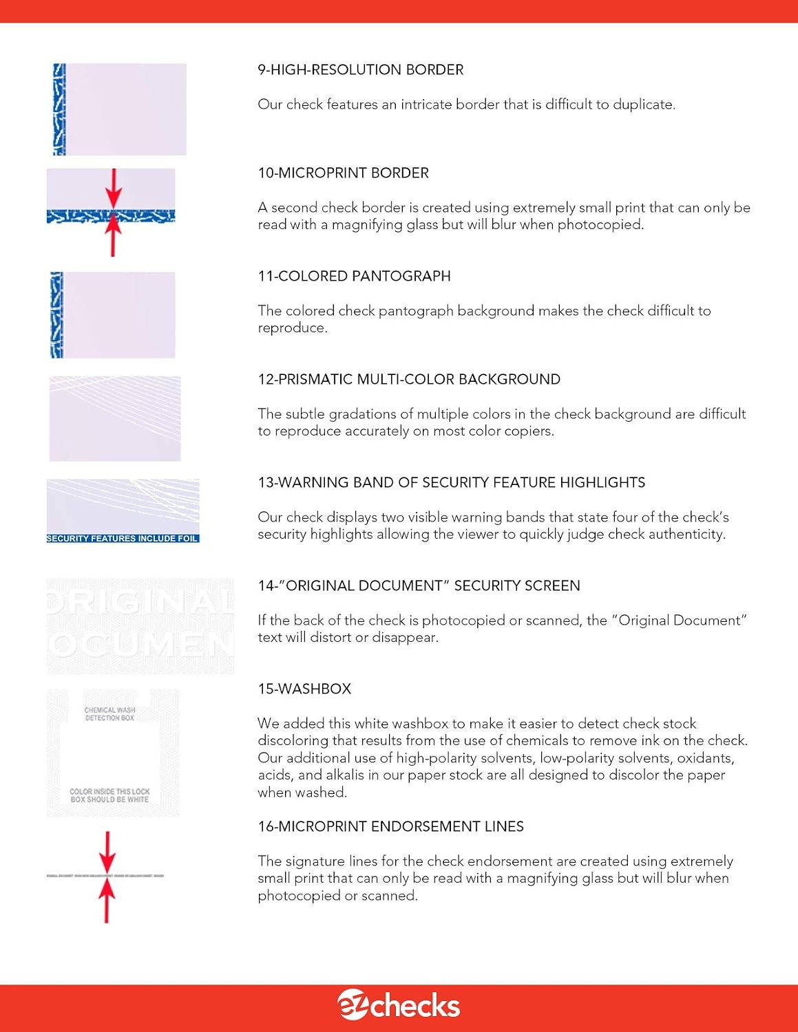 3 Checks per Page Hologram High Security Laser Check Stock | 150