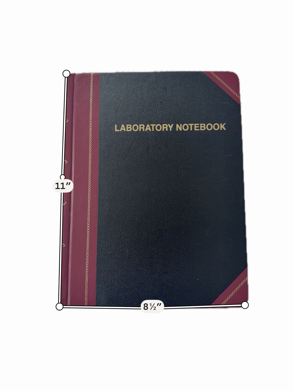 Boorum & Pease Laboratory Notebook L21 150R 156 Project Pages Hardbound Unused