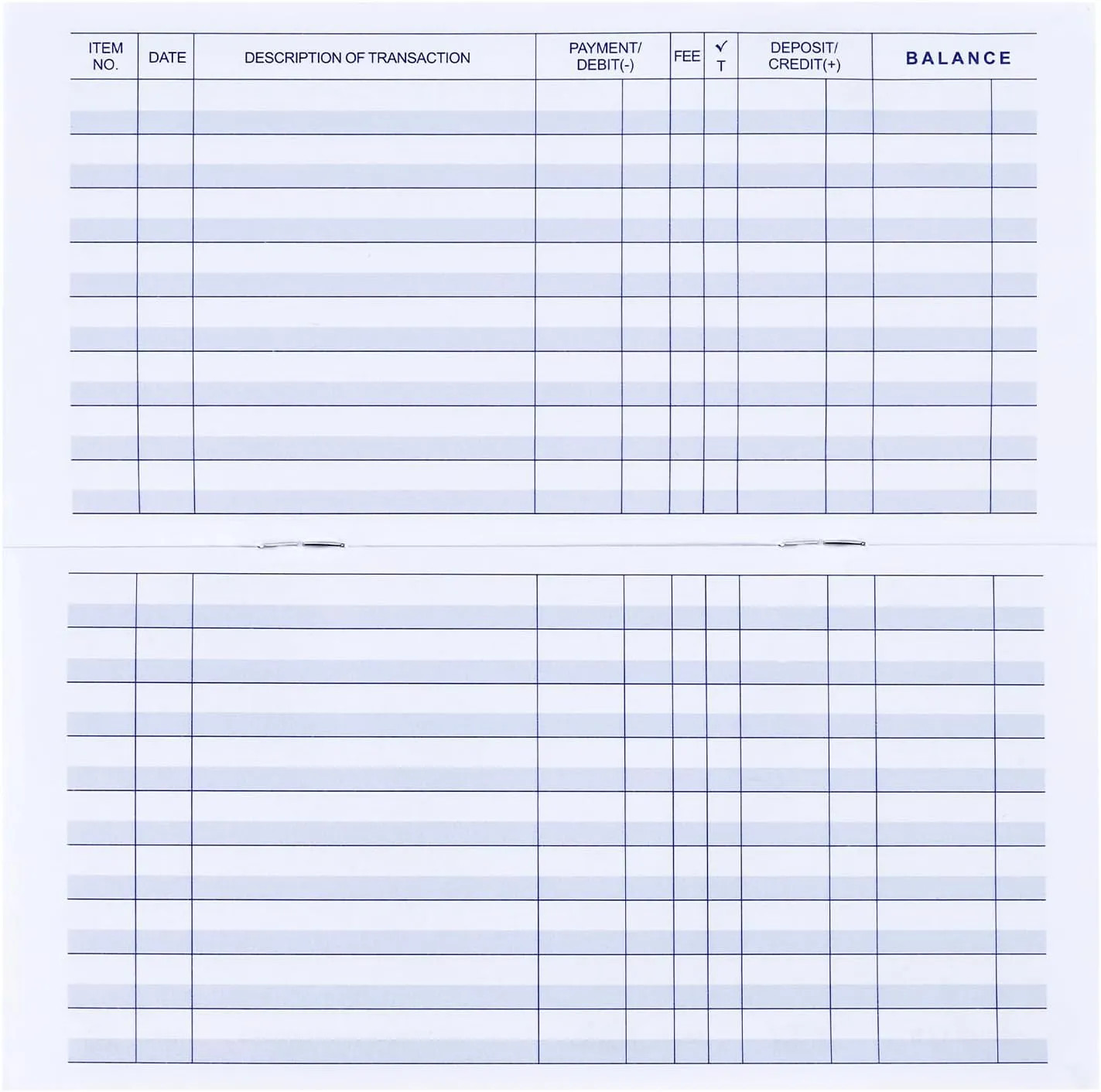 12 Pack Checkbook Register, Check Register Books for Personal and Work Use