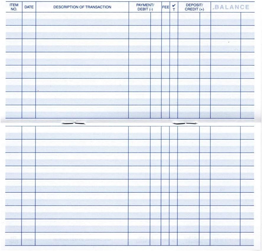 Magnolia Registers 12 Check Registers, 2024-2025-2026, for Personal Checkbook
