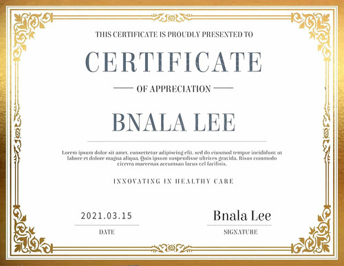 Professional Certificate Paper 8.5 x 11 for Printing, Diploma Paper, GOLD