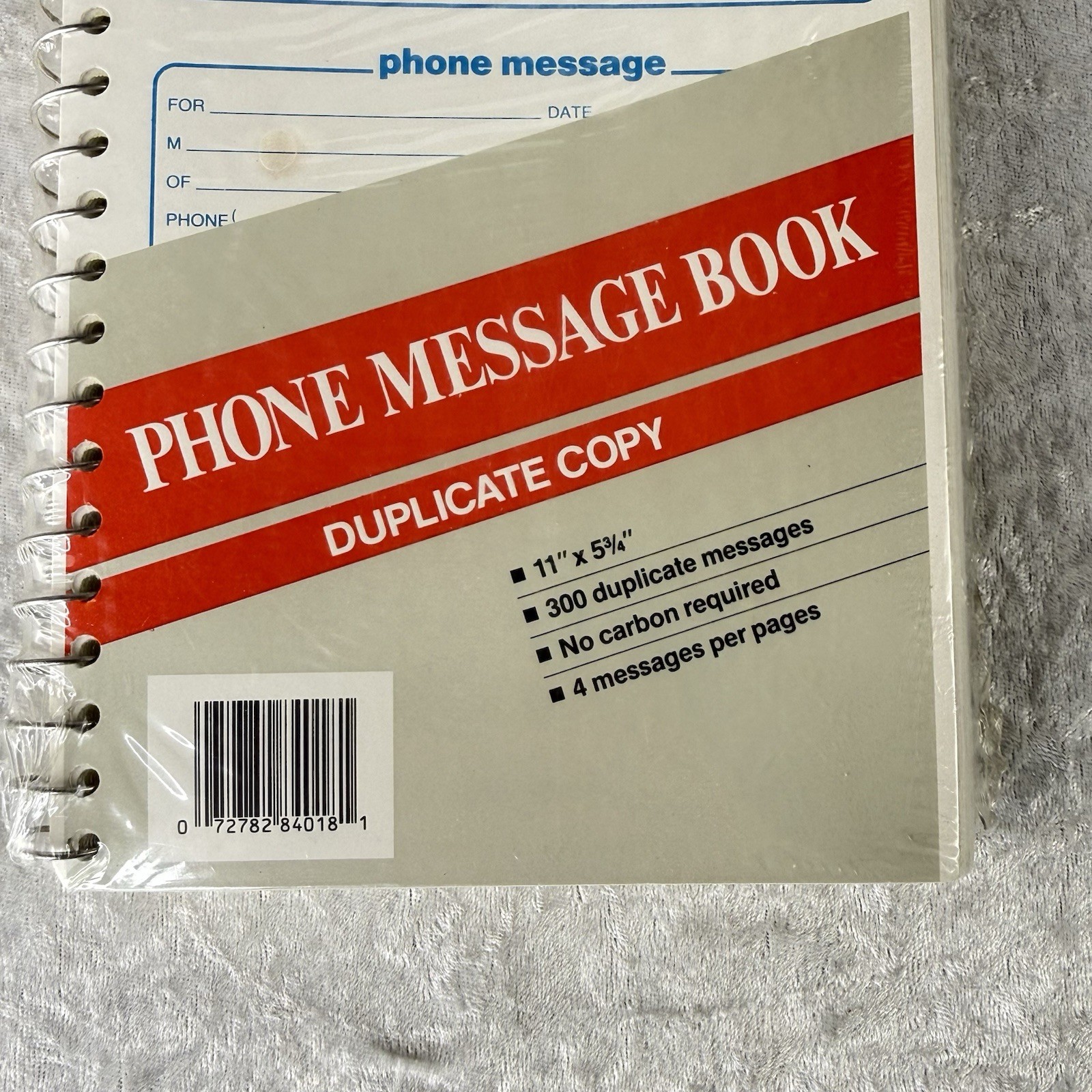 2-Pack Avery Spiralbound Phone Message Book – Duplicate Copy – 84018 – New