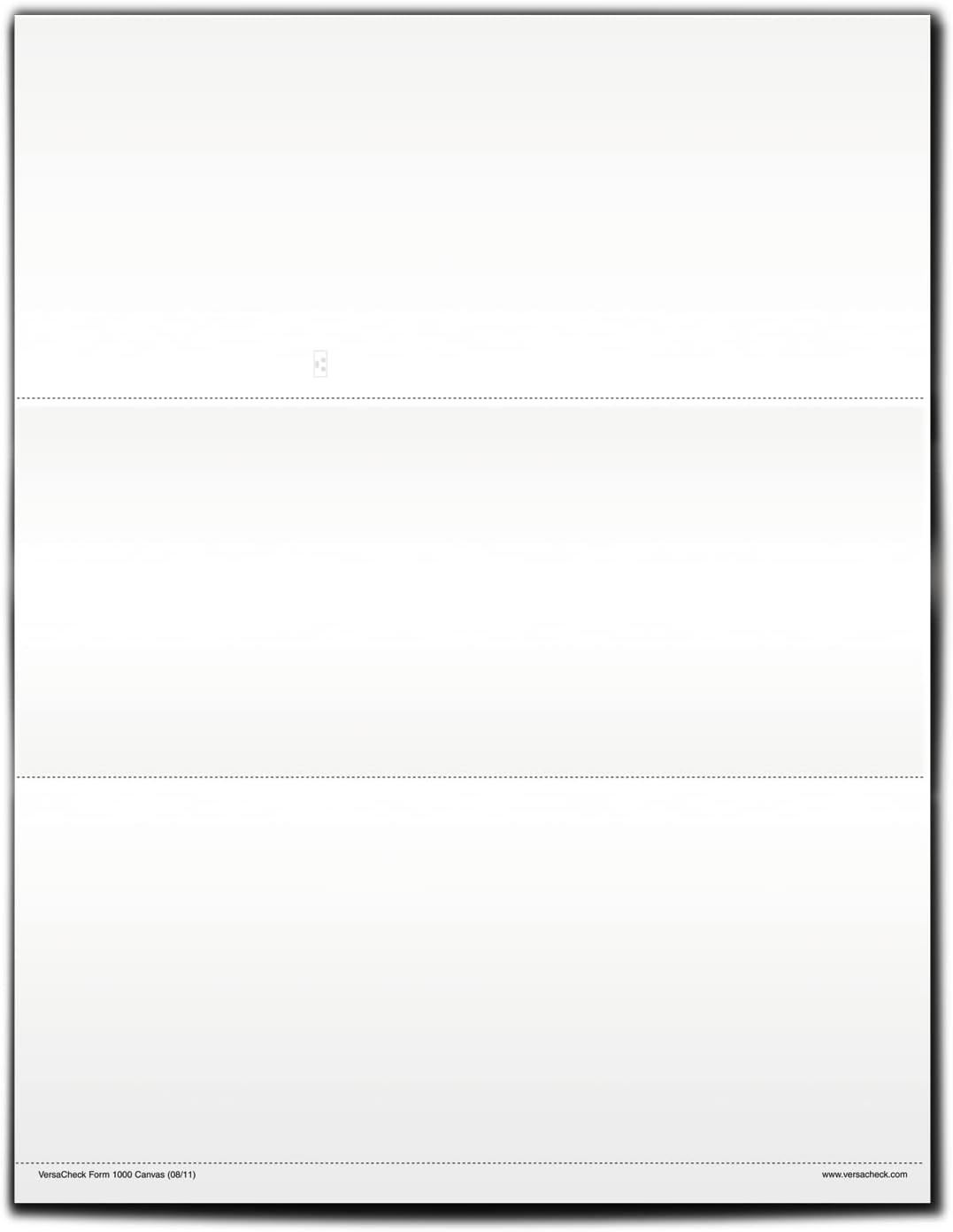 UV Secure Check Paper- Blank Check Stock – Business Check on Top, Canvas, 55 Cou