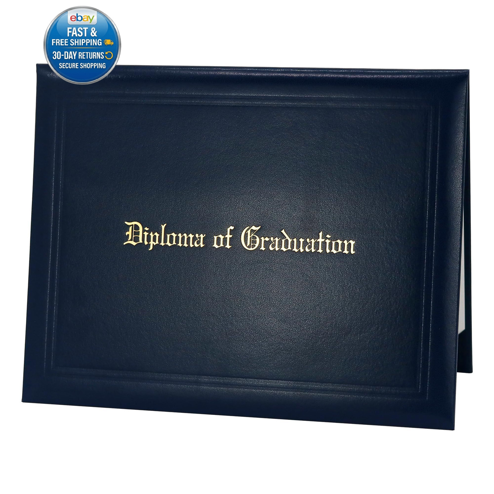 Imprinted Diploma Cover 8.5 x 11, Leatherette 11″L x 8.5″W, Navy
