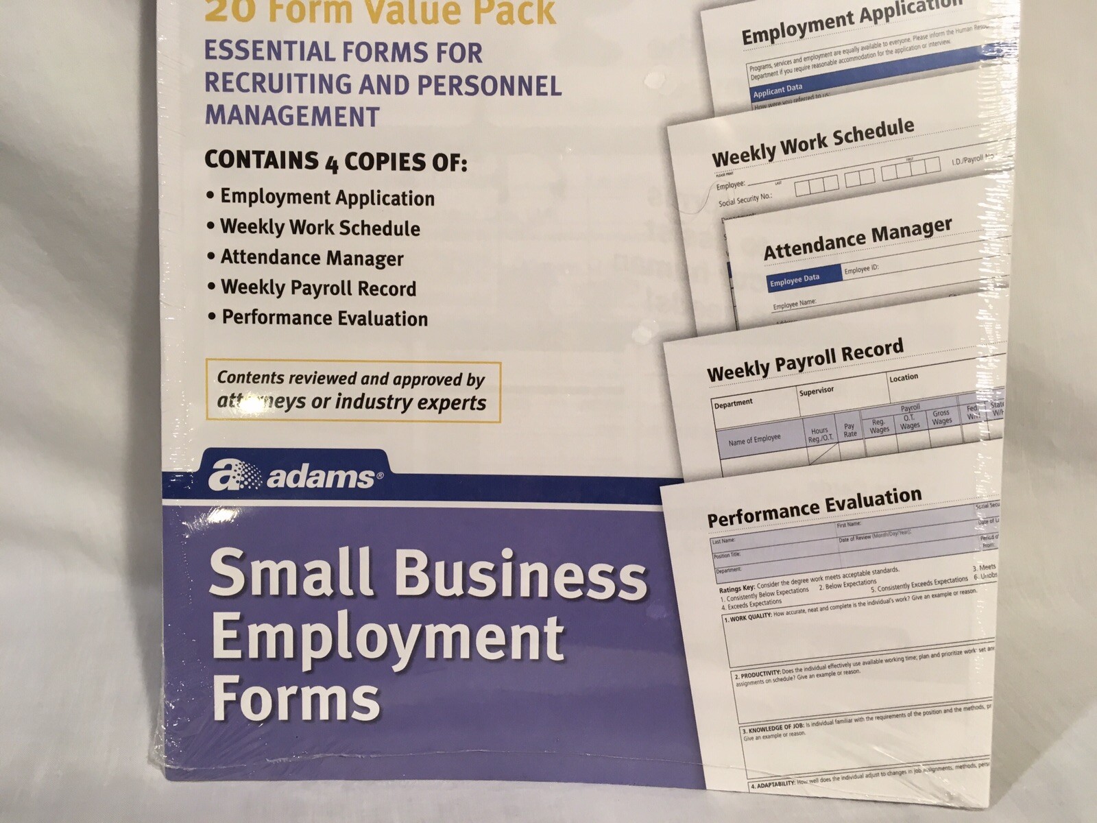 Adams Small Business Employment Forms HV100-SB