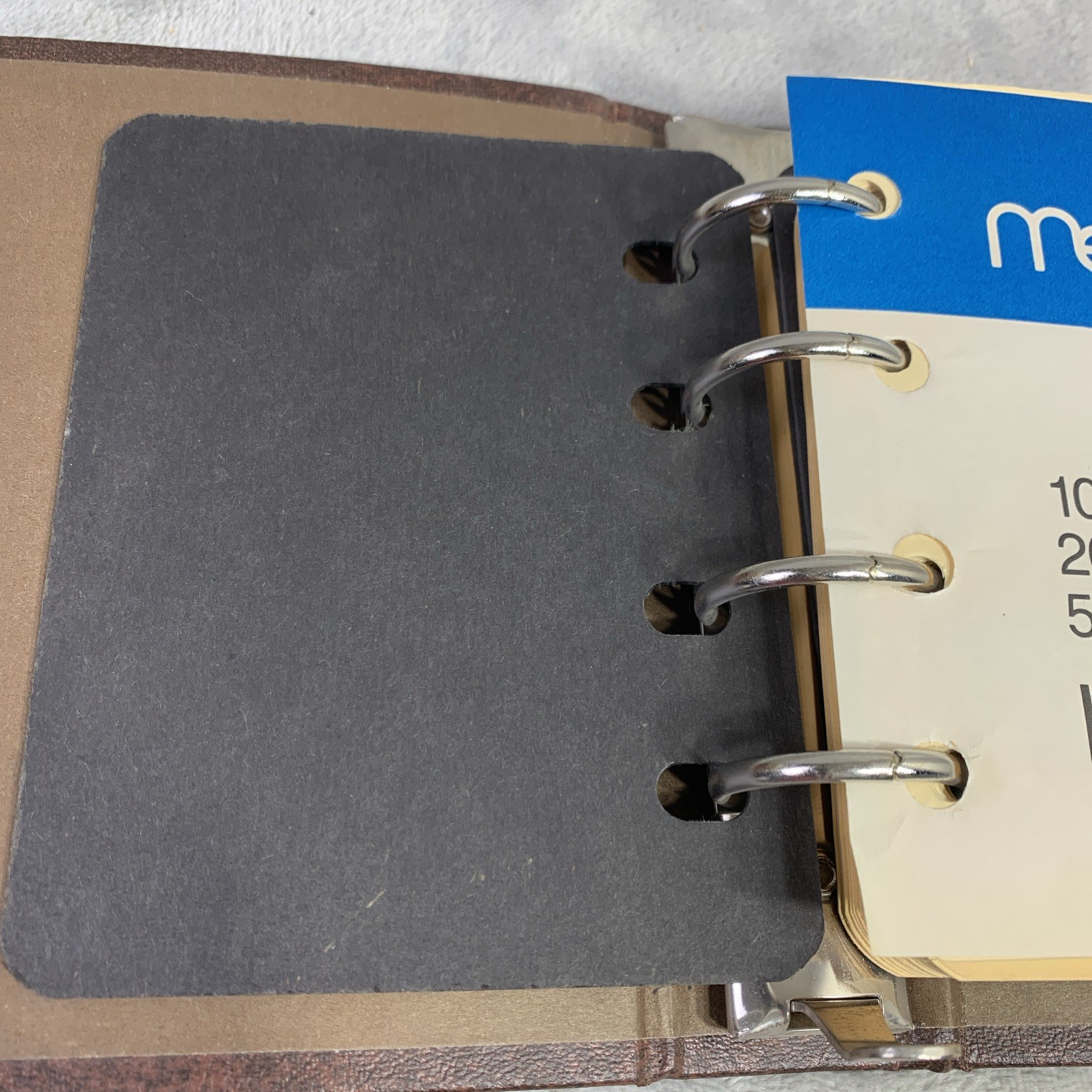VTG Mead Debit-Credit-Balance Forms Ledger Outfit 26 Dividers A-Z Index Brown