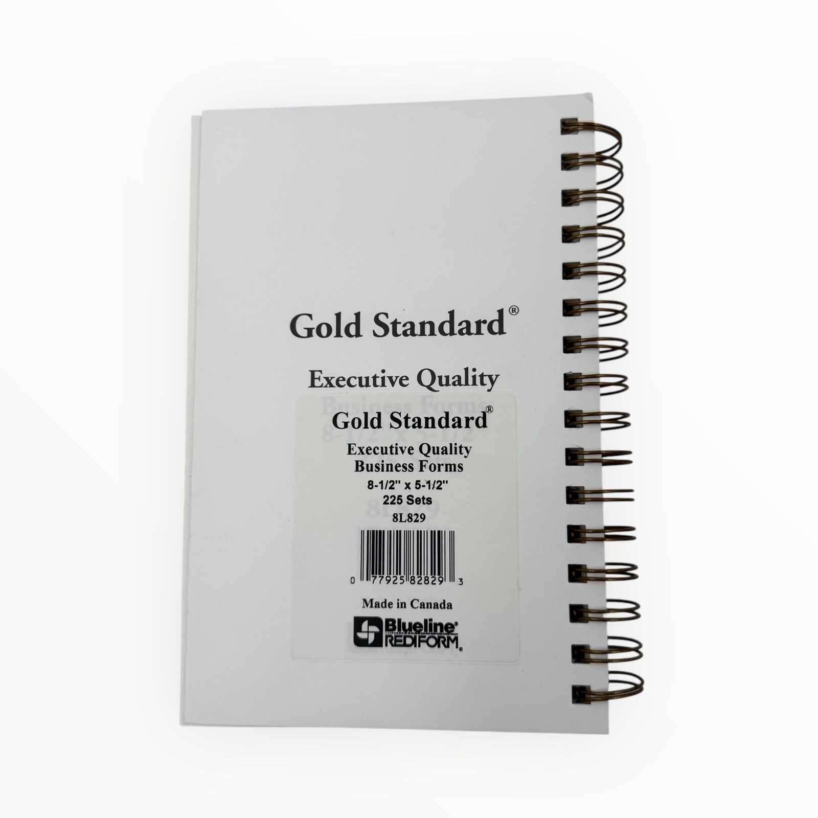Rediform Gold Standard Receipt Book 2-Part Carbonless 5 1/2″ x 8 1/2″ 225 Sheets