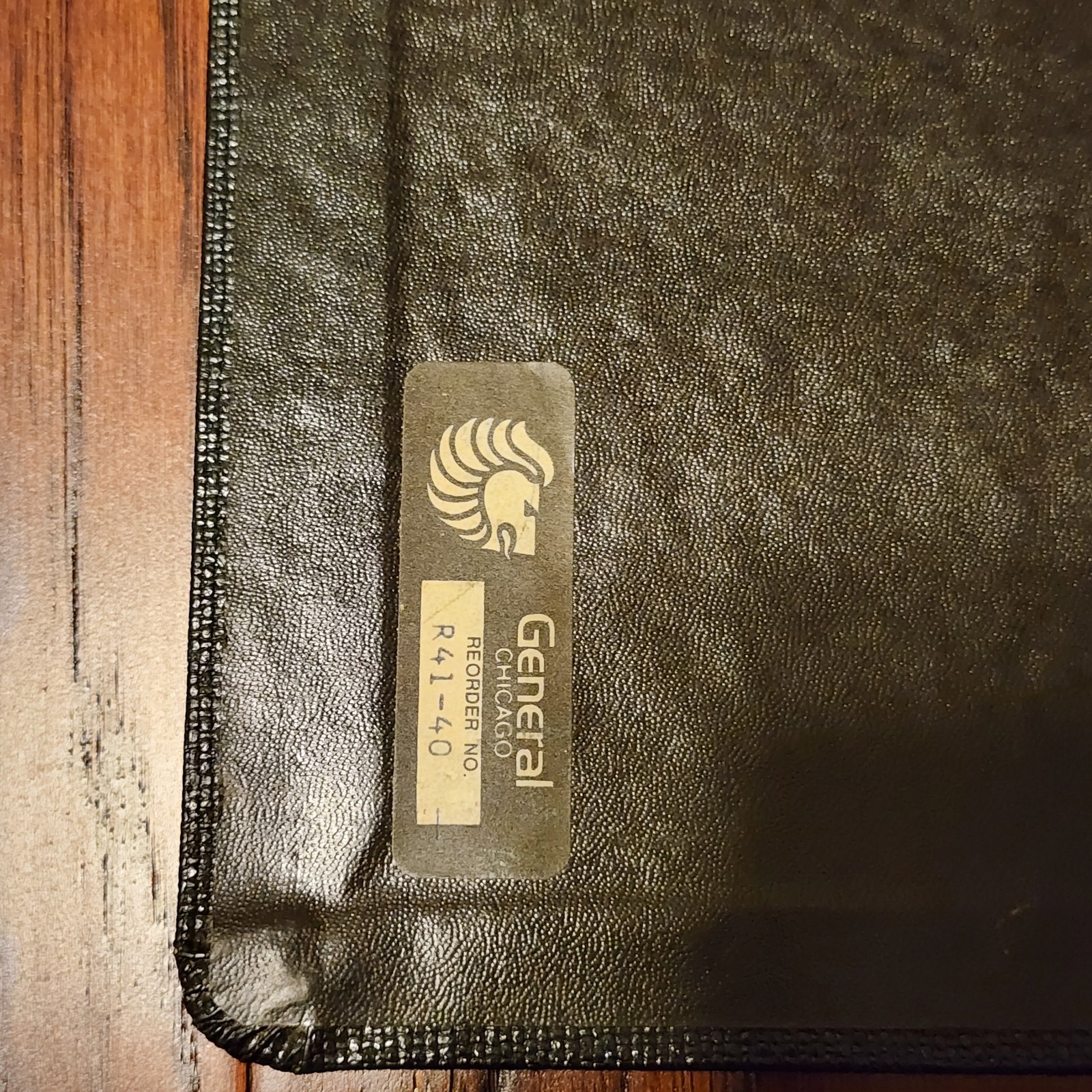 Vintage General Chicago R41-40 Vinyl Guarded Post Binder Ledger Metal Locking Hi