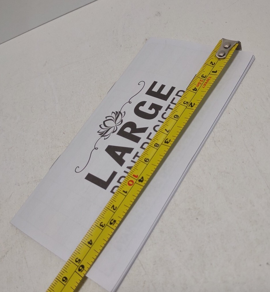 Large Print Check Register With Year Calendar