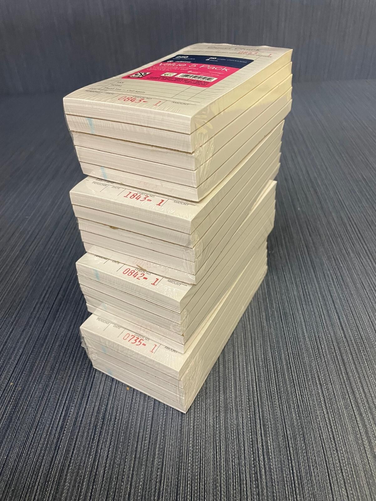 1000 Guest Checks Total- Adams 525SWMT Includes Receipt Stub 20 Pads x 50 Checks