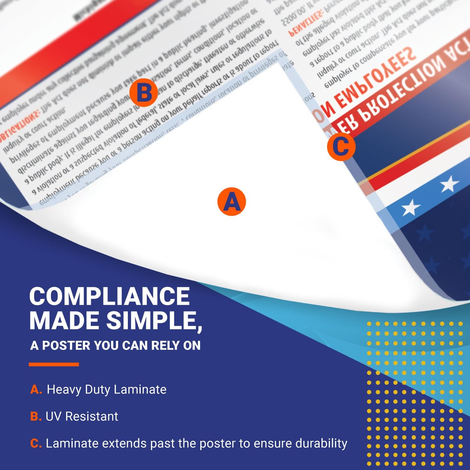 2025 Kansas State and Federal Labor Law Poster – OSHA Workplace Compliant – M…