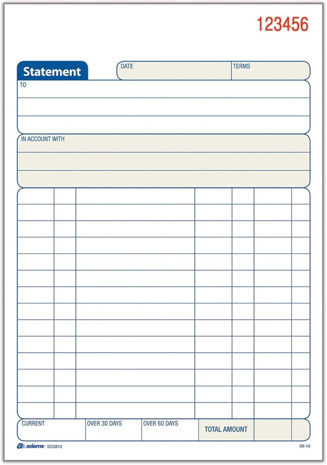 Tops Statement Book, 2-Part Carbonless, White/Canary, 5-9/16 X 8-7/16 Inches, 5