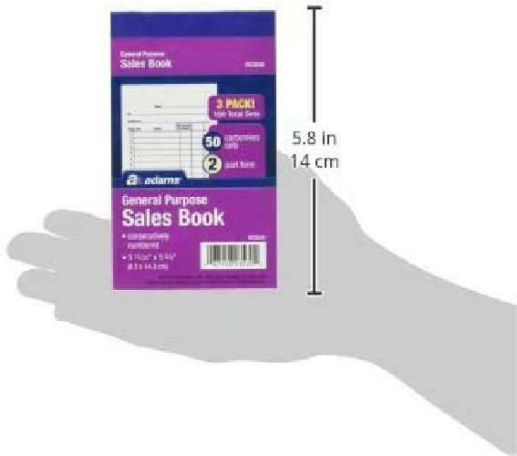 Adams General Purpose Sales Books, DC3530, Case of 18