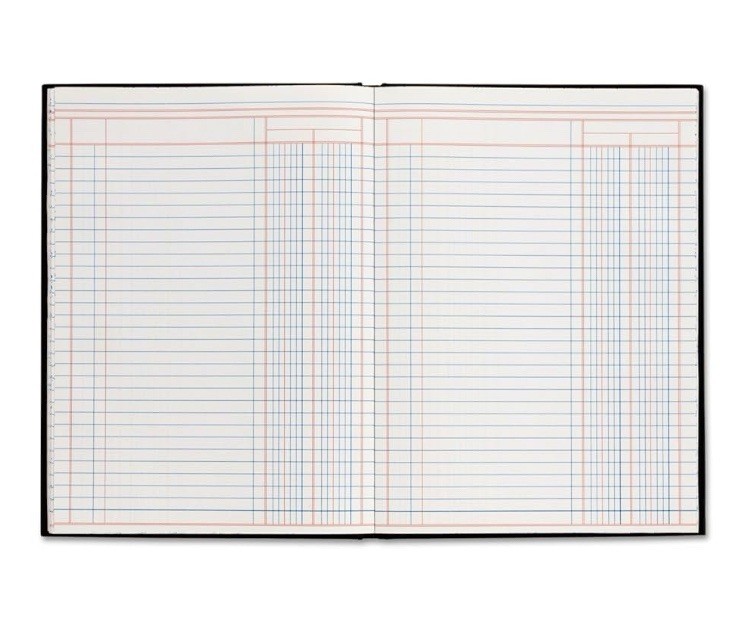 Adams® 2-Column Account Book, 9 1/4″ x 7″, Black $25.99