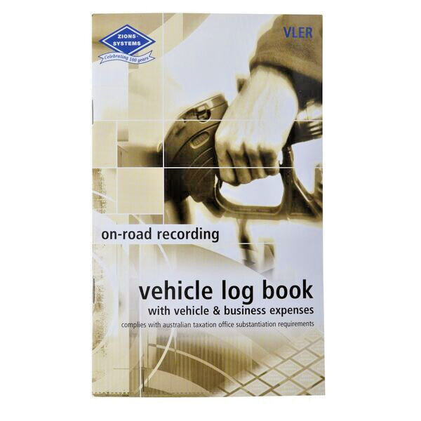 Zions Pocket Vehicle Log Expense Record 64 Pages ATO Compliant