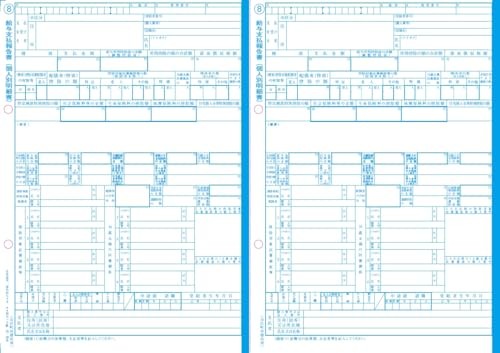 Nihon Horei 2025 Salary Payment Report with Withholding Tax Slip Local MC-3-100