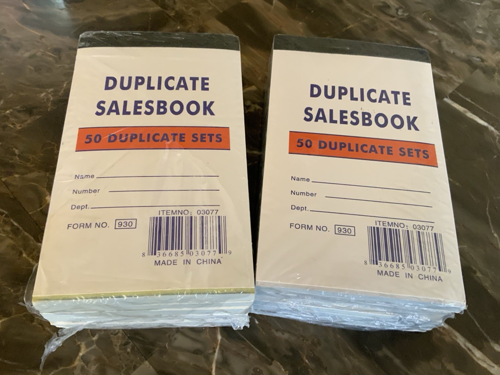 Lot of 10 – 50 Sets 3.5″ X 5.5″ Sales Book Order Receipt Invoice Carbonless Copy