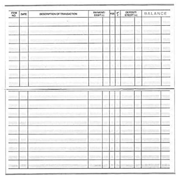 12 Checkbook Transaction Registers 2025-2026-2027 Calendars Check Book Bank …
