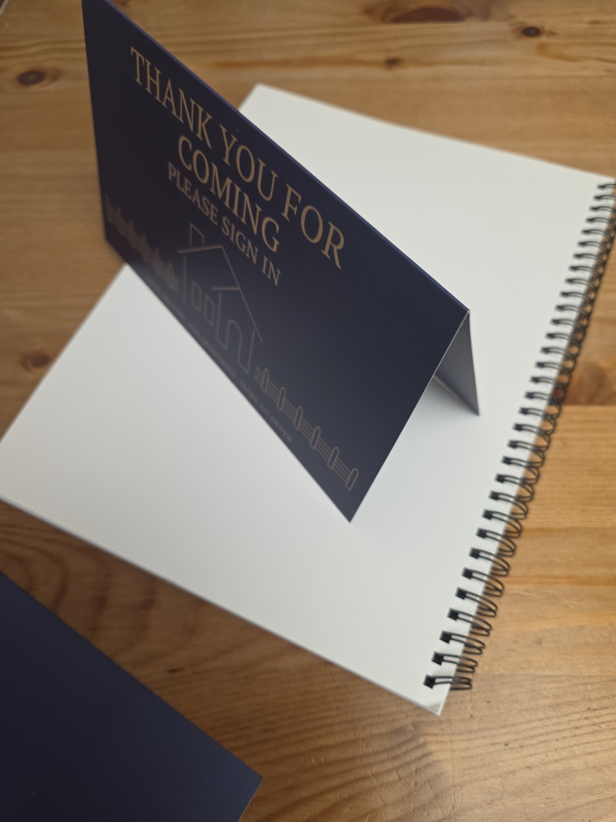 Open House Register Guest Registry and Millionaire real Estate Agent book