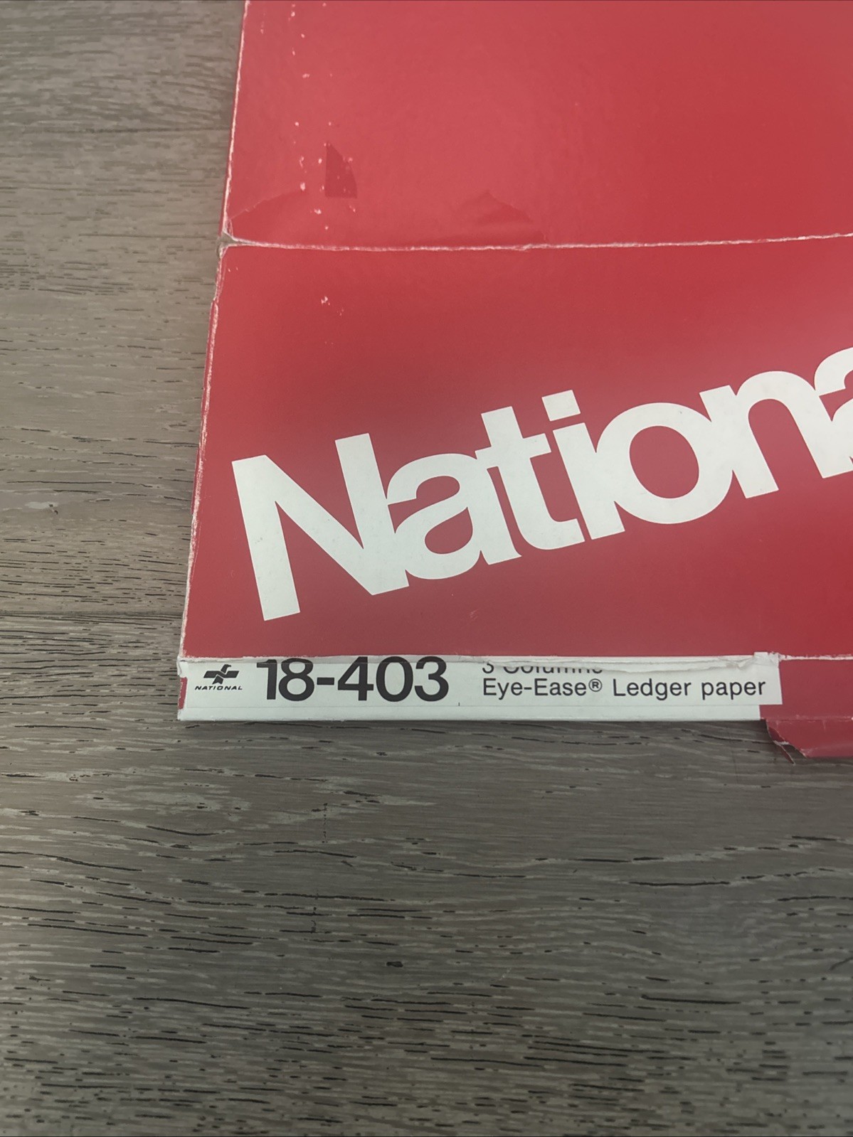 30+ Unused Sheets National Brand 18-403 General Ledger Eye Ease W/Retail Box VTG