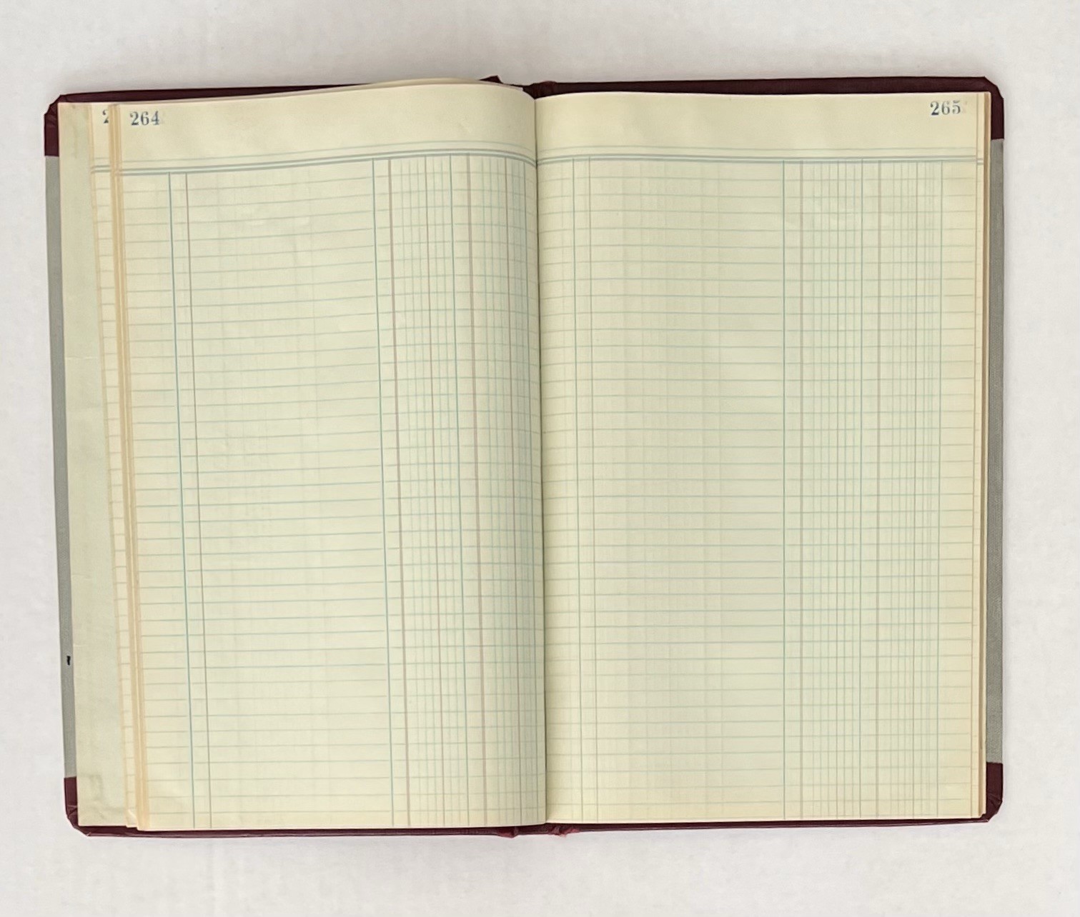 Vintage Accounting Ledger Canvas Bound Journal • **READ**