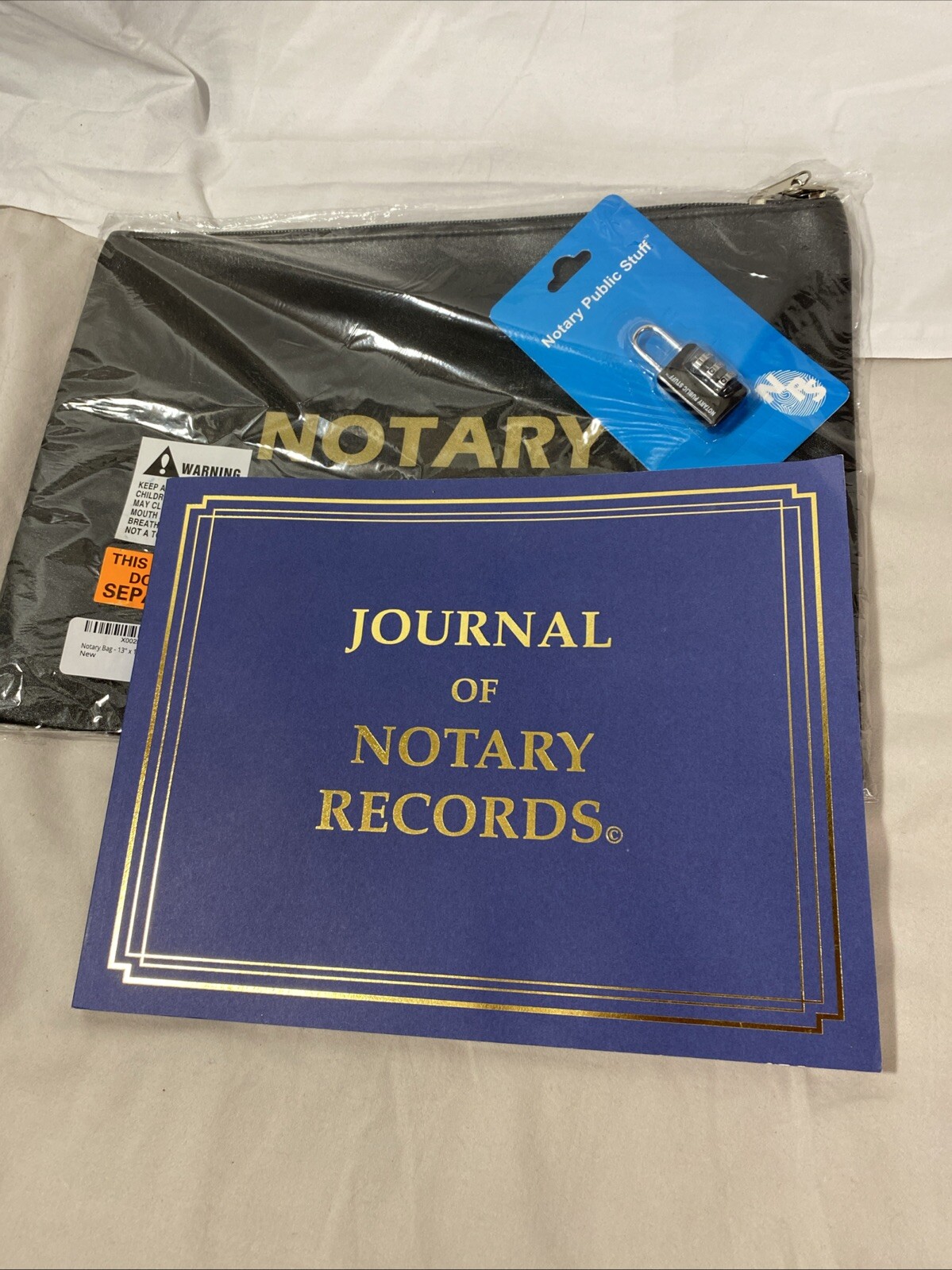 Notary Public Record Journal Pouch Lock, 11 x 8.5 Inches, 9 Entries Per Page