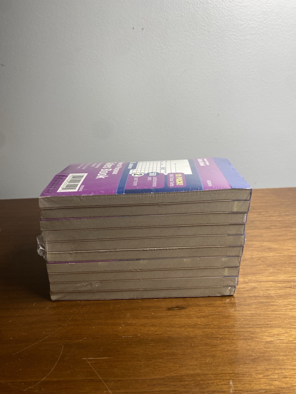 Adams General Purpose Sales Book, 2-Part, Carbonless White/Canary, 3-11/32″ 10pk