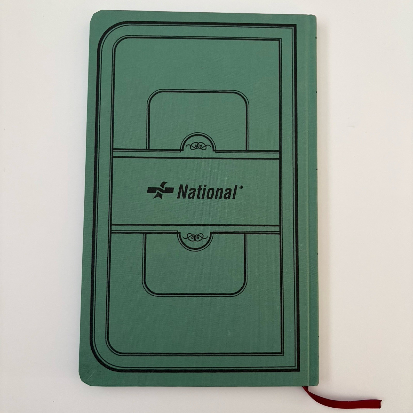National A66150R Record Book Canvas Tuff Series 160 PGS READ! 12-1/8 x 7-5/8