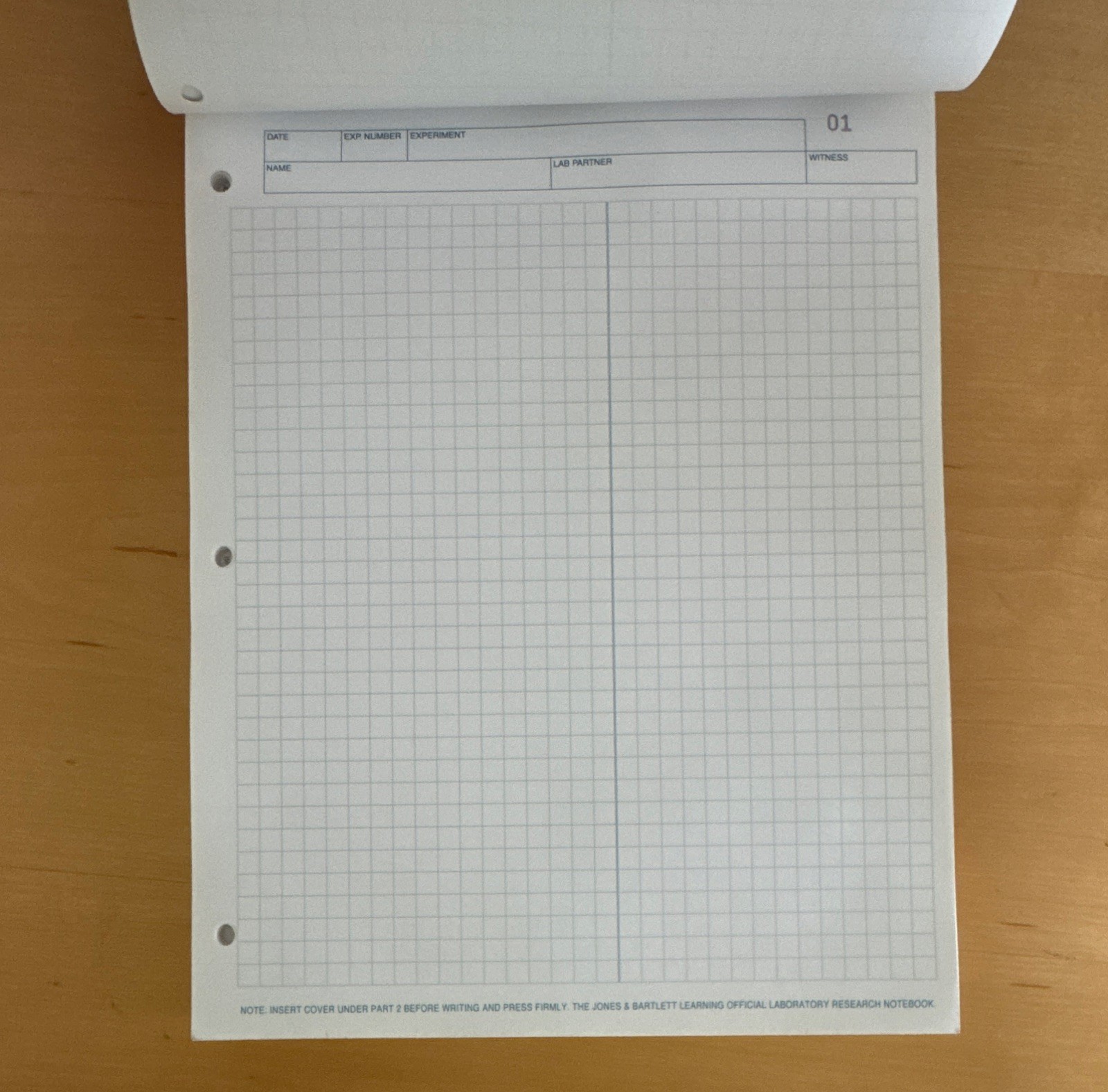 Jones & Bartlett Learning Official Laboratory Research Notebook Revised Edition