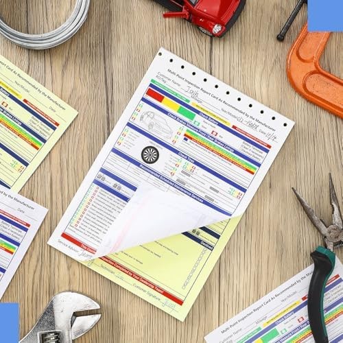 Gilprop 400 Sets Annual Vehicle Inspection Forms 2-ply Carbonless Multi Point…