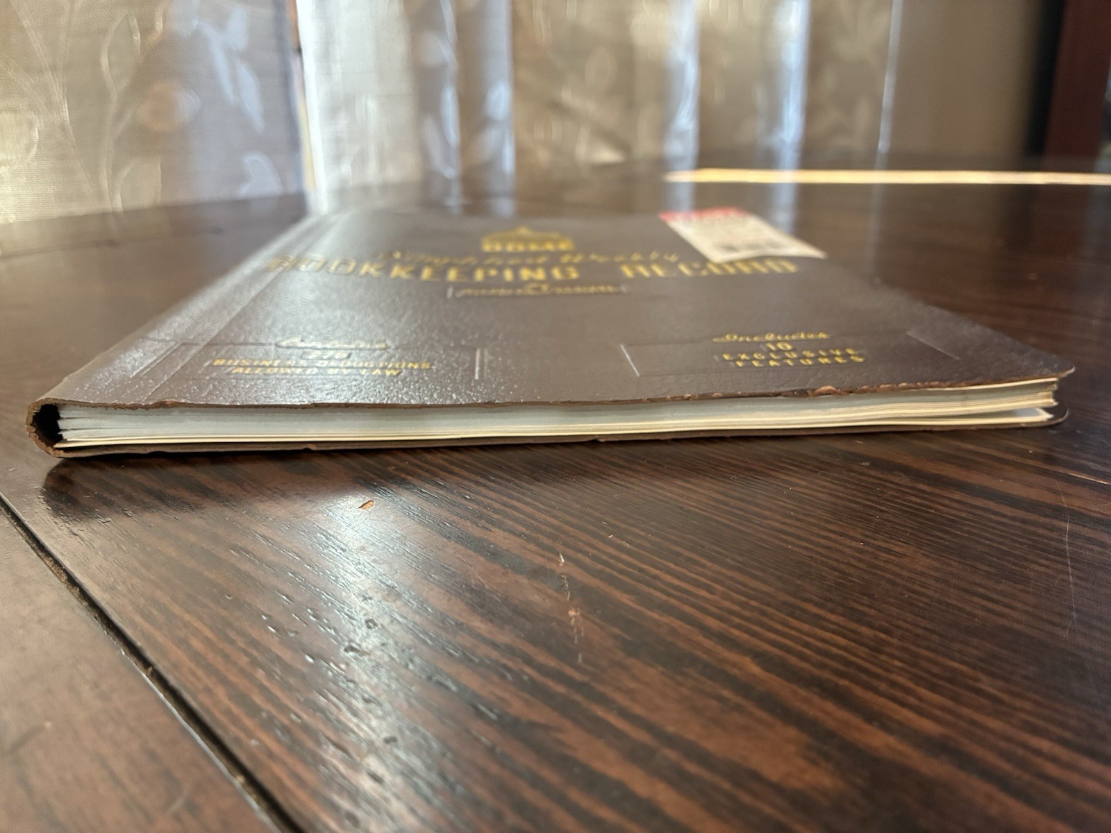 Dome simplified weekly Bookkeeping record Picchione #600 deductions NOS vintage