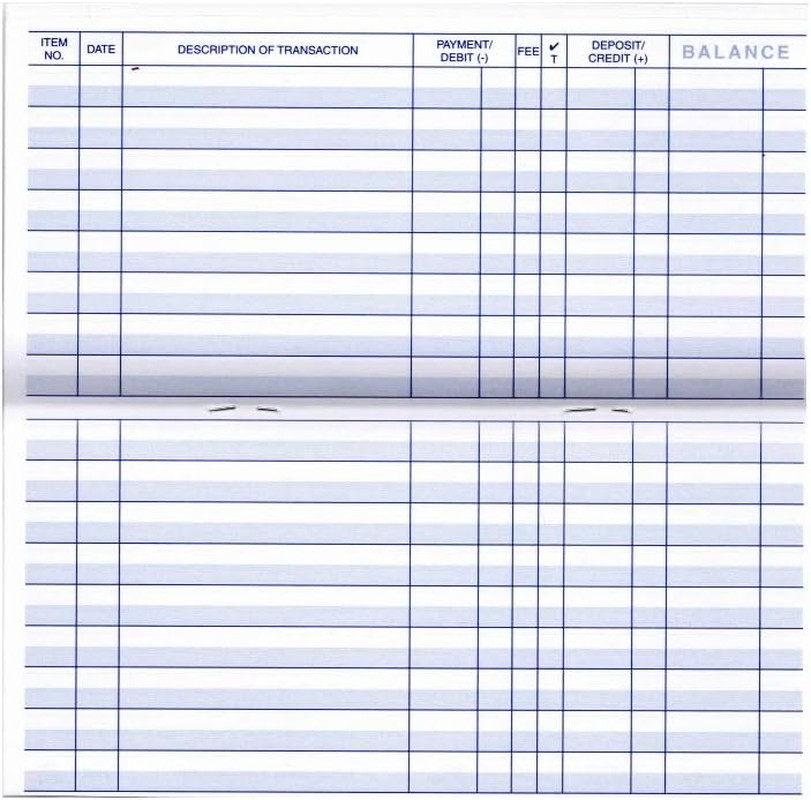 10 Premium 48 Page Transaction Registers – Thicker Paper, More Pages – for Perso