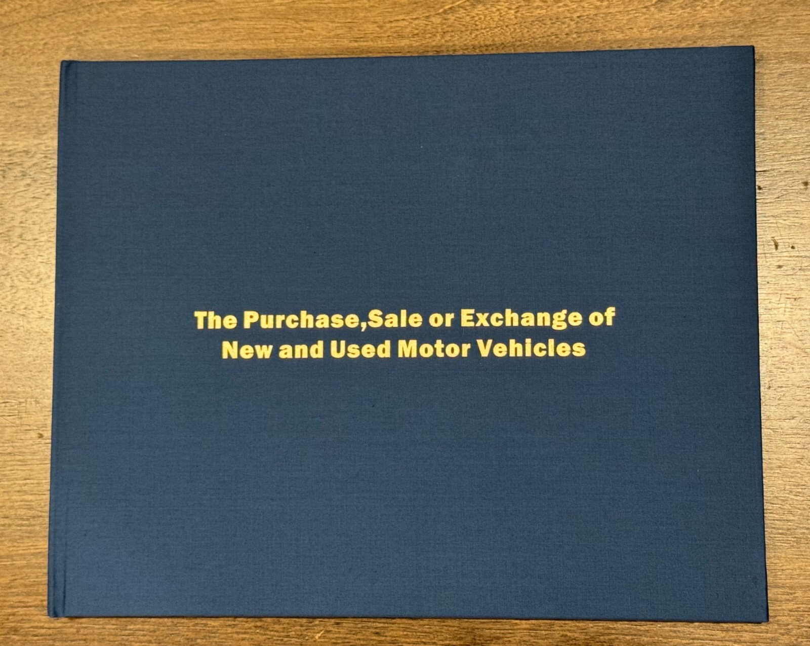 Car Dealer Record Book / Police Book /Inventory Sales Log book