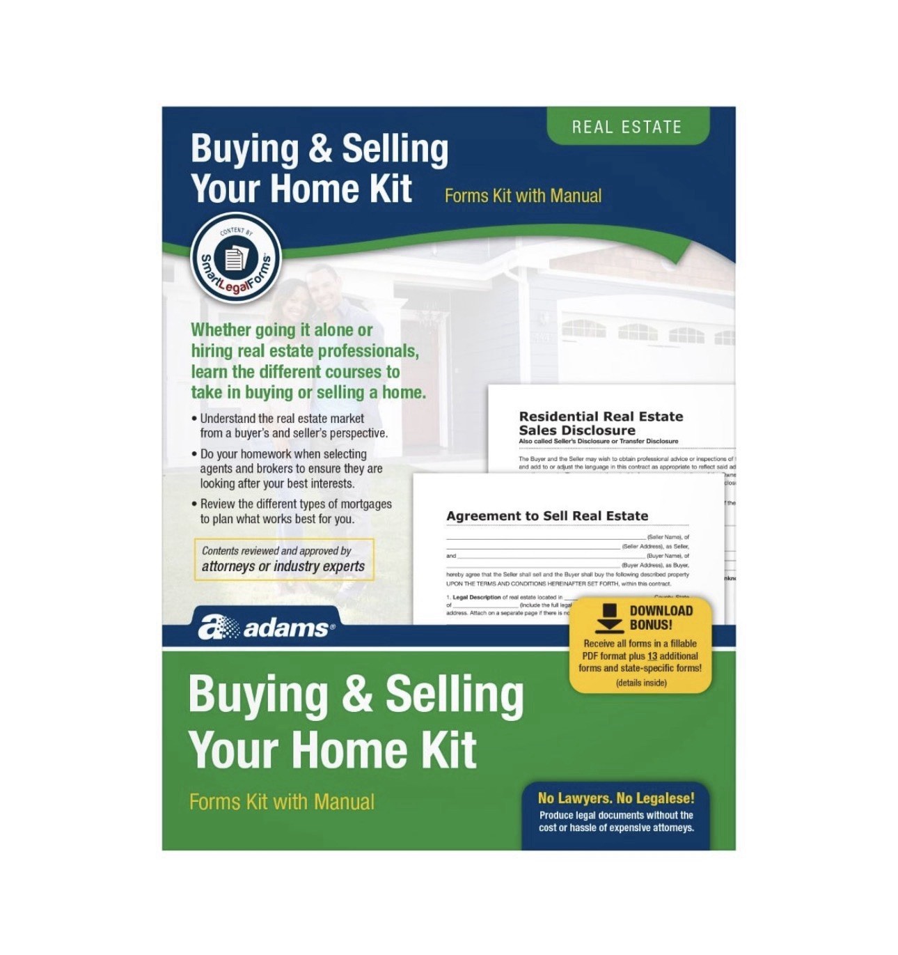 Adams Buying & Selling Your Home Kit, Forms Kit with Manual, K311