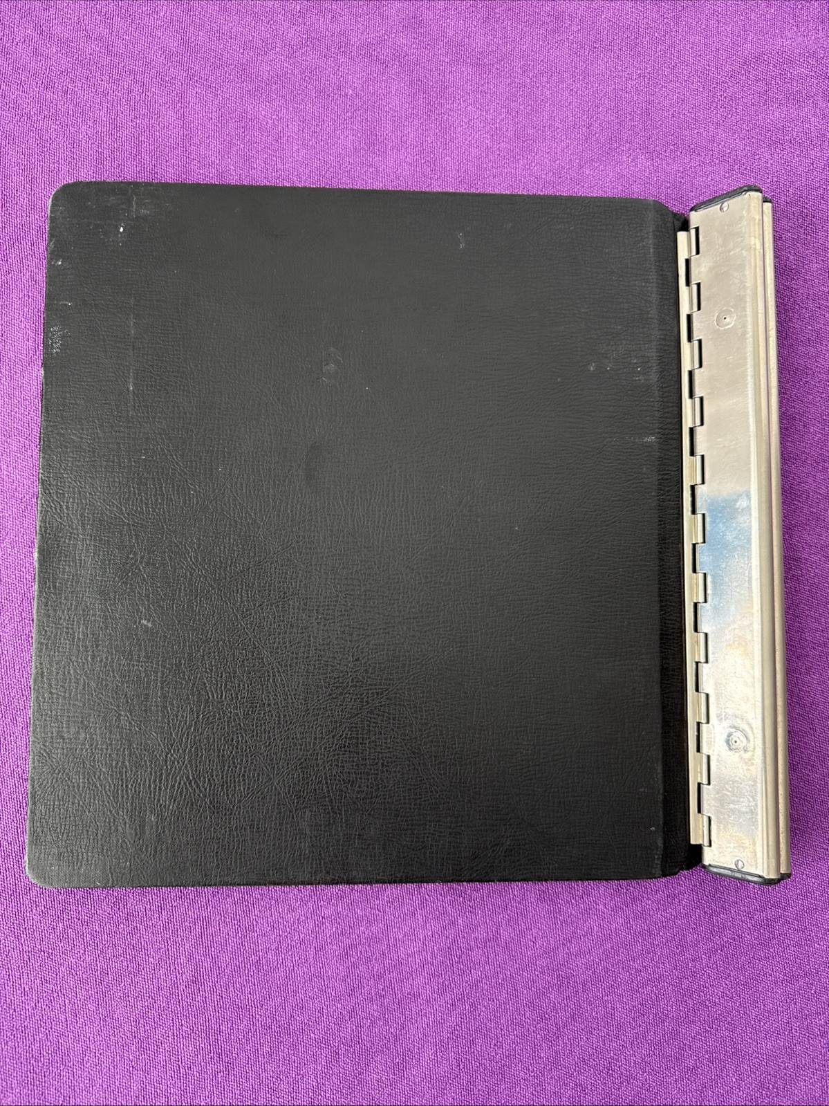 National Brand 2 Post Ledger Book Binder 94-599 Black Notebook USA