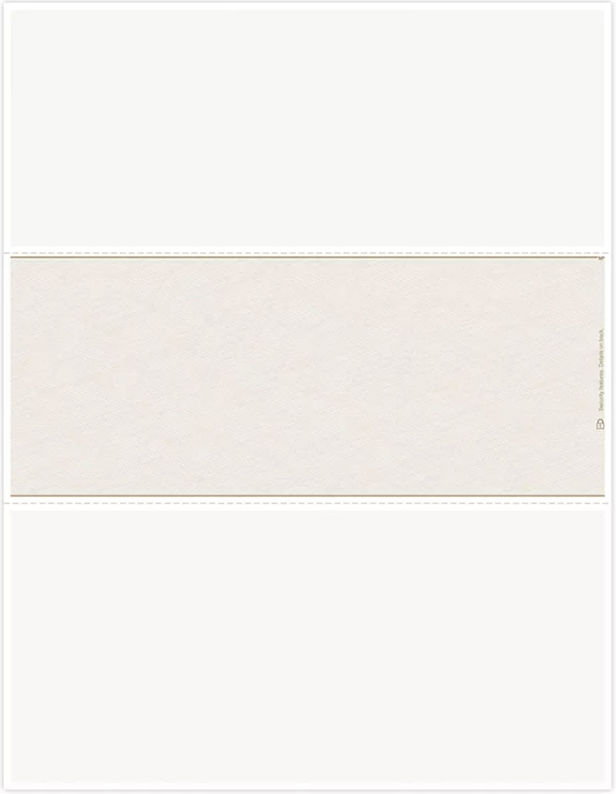 DLM832 Blank Laser Check Middle Format – 500 checks