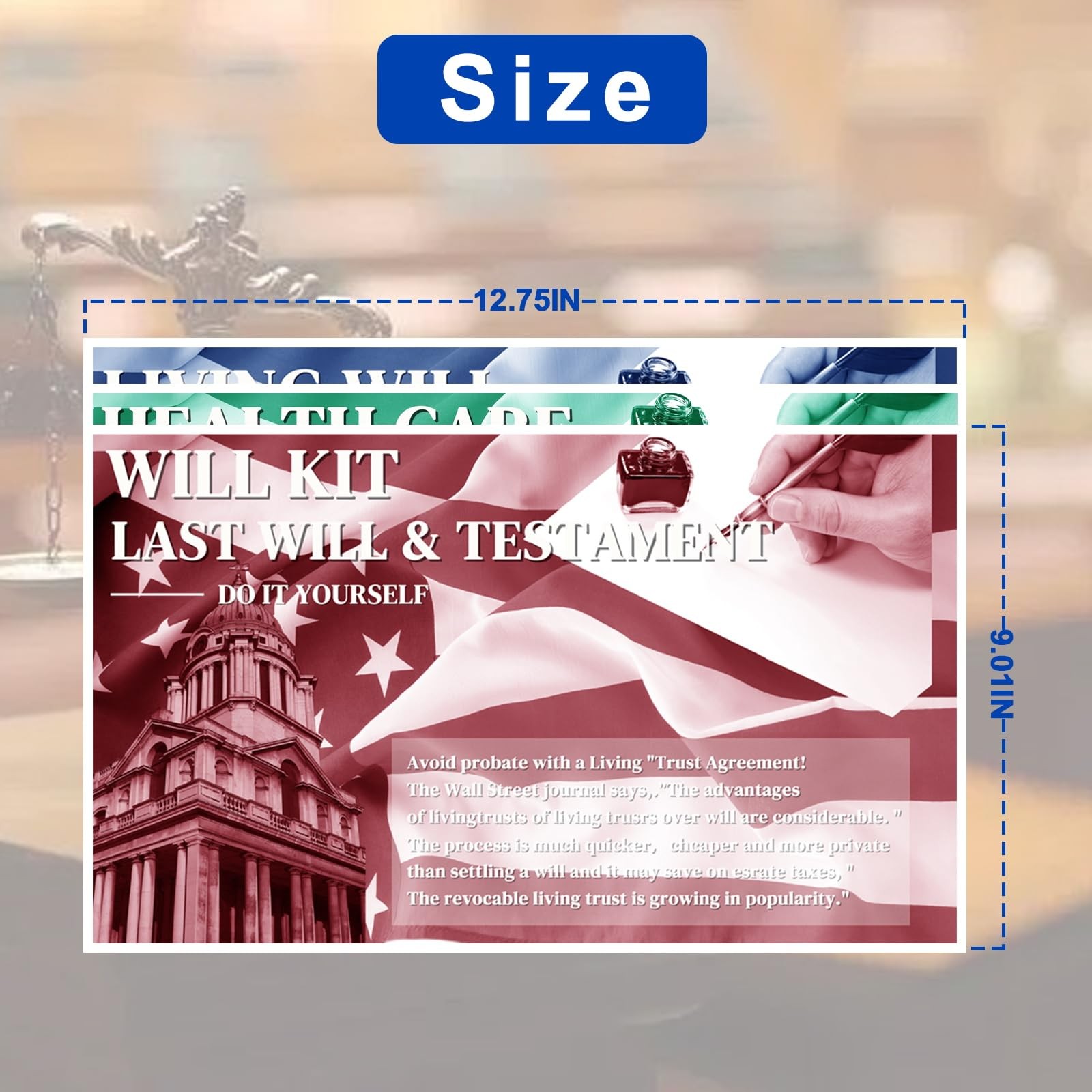Legal Forms Kit Estate Planning Documents Durable Power Healthcare Directive Wil