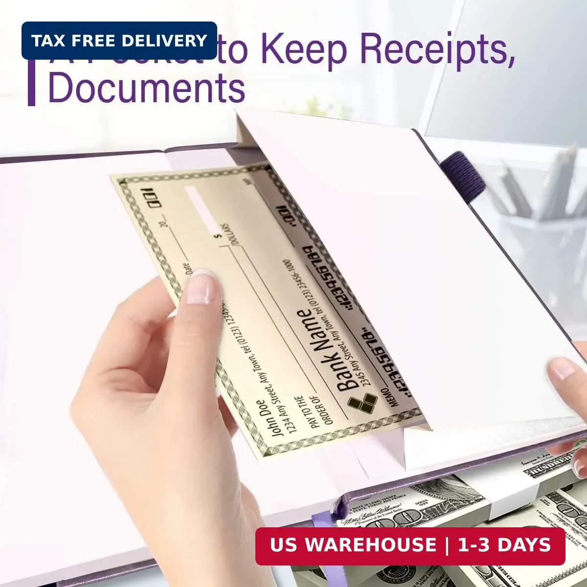 Check Registers for Personal Checkbook, Blugool Checkbook Register with Check &