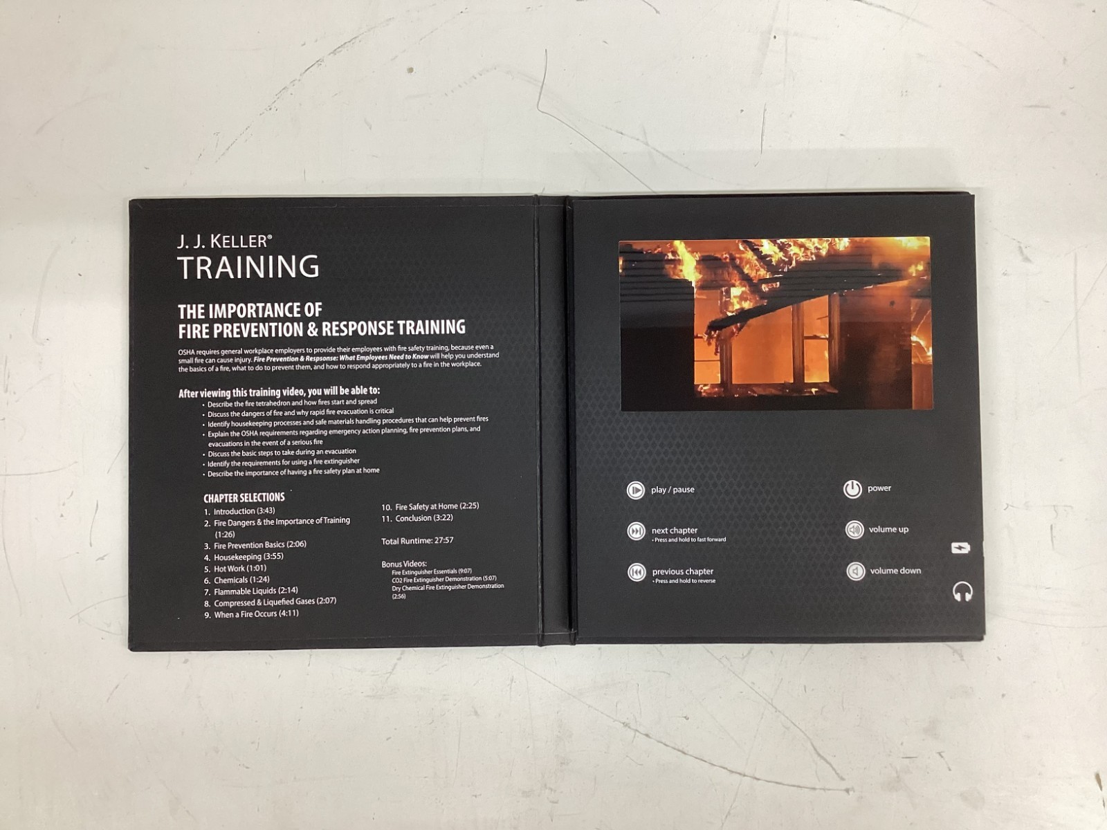 JJ KELLER Training Fire Prevention & Response Kit