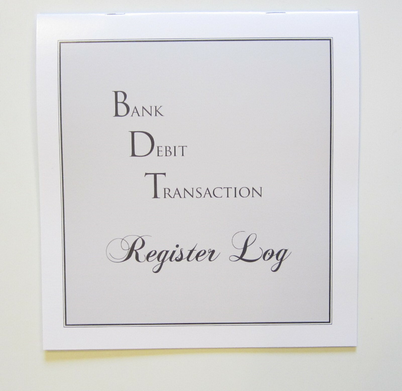 9 NEW BDT LARGE PROFESSIONAL DESK CHECKBOOK TRANSACTION REGISTERS TAX RECORD LOG