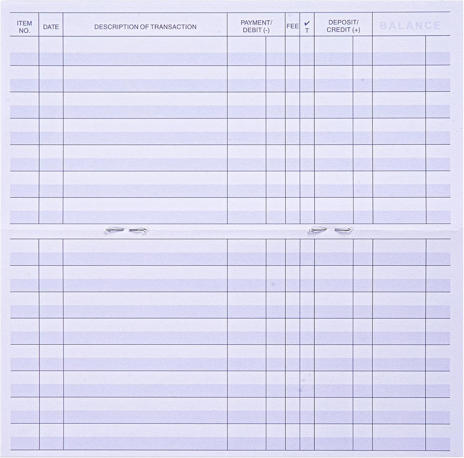 24 Pack Personal Checkbook Registers 3 x 6 Inch Easy Read Record Book