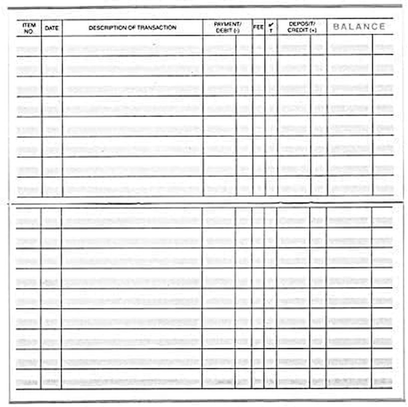 12 Checkbook Transaction Registers 2025-2026-2027 Calendars Check Book Bank …