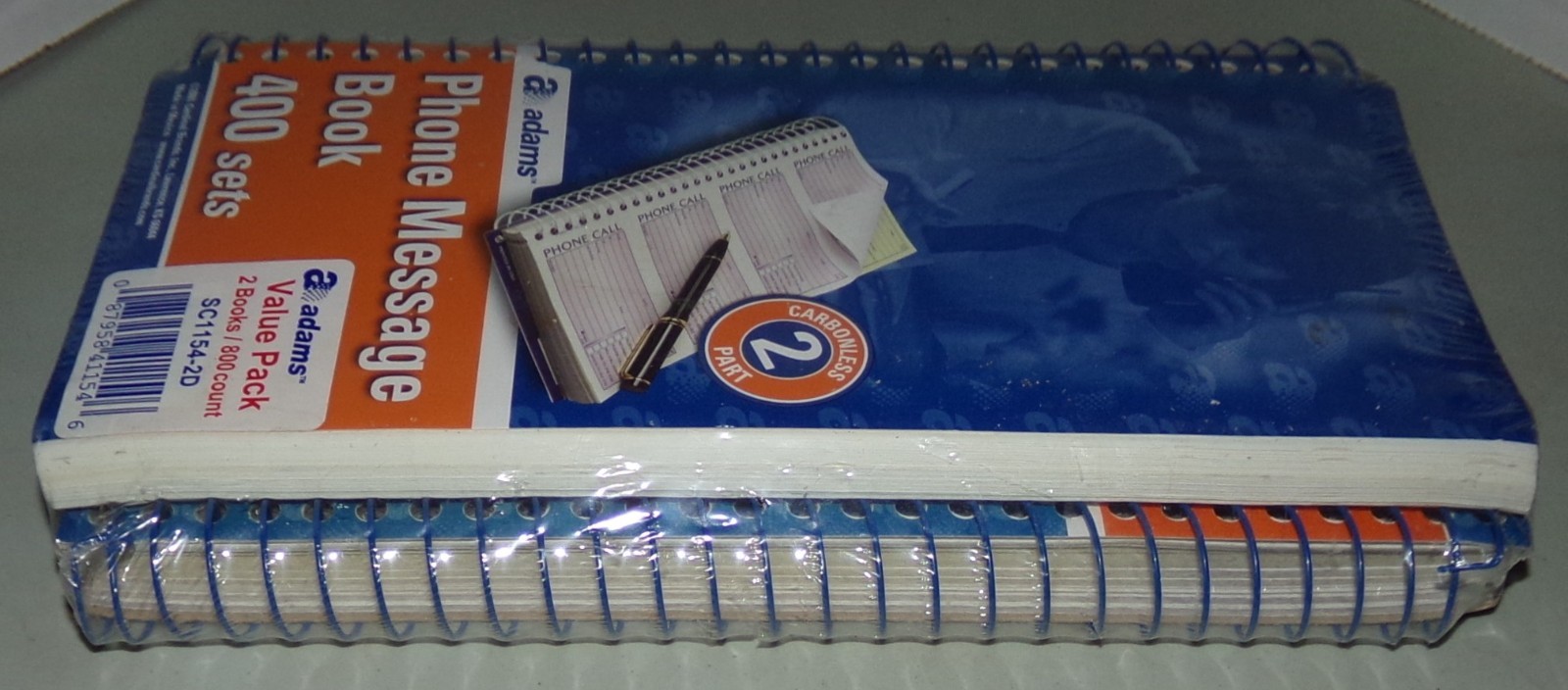 Adams Phone Message Value Pack 2 Books 800 Count Carbonless 2 Part SC1154-2D